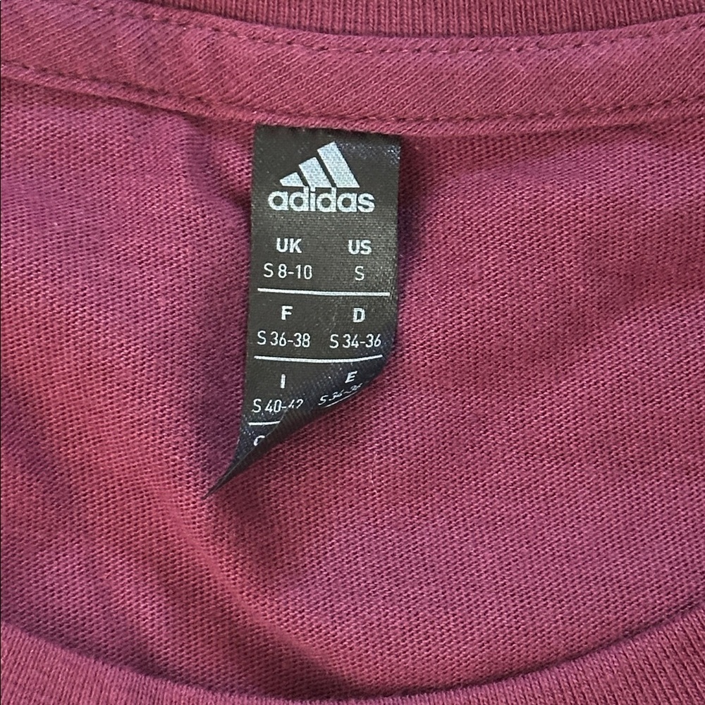 Adidas Women'sClassic Long Sleve Burgundy - Picture 2 of 4